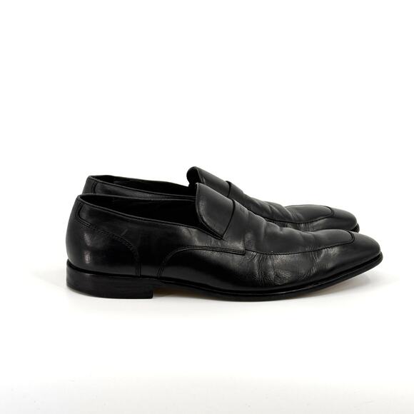 Hugo Boss Black Genuine Leather Minimalist Office Career Loafers main image 7